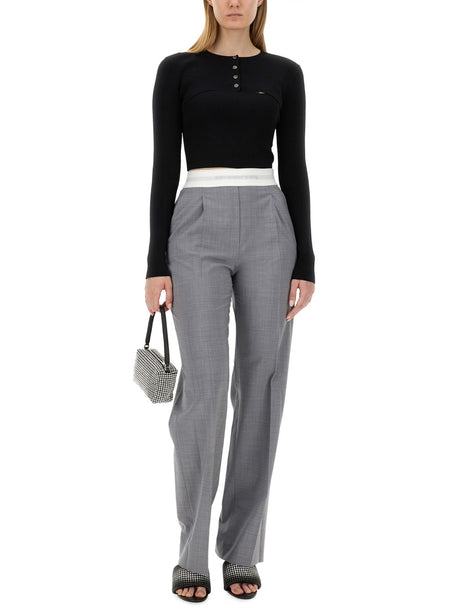 ALEXANDER WANG Chic Cropped Sweater