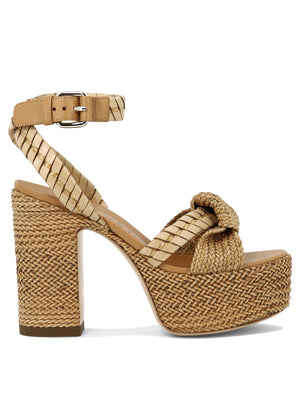 CASADEI Beige Leather Sandals for Women - SS24 Collection