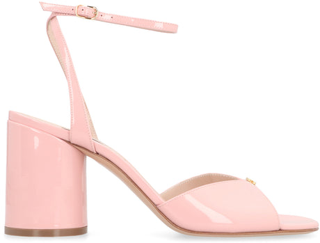 CASADEI Pink Patent Leather Sandals for Women