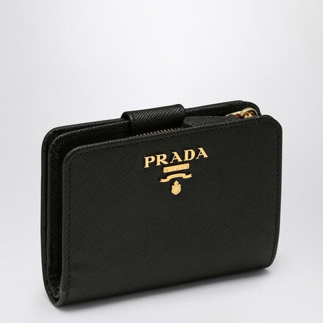 PRADA Mini Zip Around Wallet in Luxurious Leather