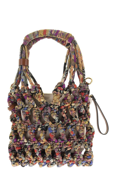 Multicolored Jacquard Shoulder Bag | SS22 Collection
