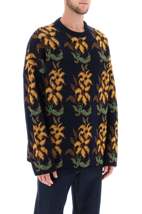 ETRO Mens Floral Pattern Sweater - Fall Winter 2023