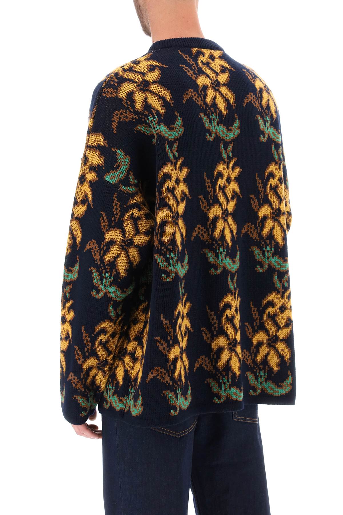 ETRO Mens Floral Pattern Sweater - Fall Winter 2023