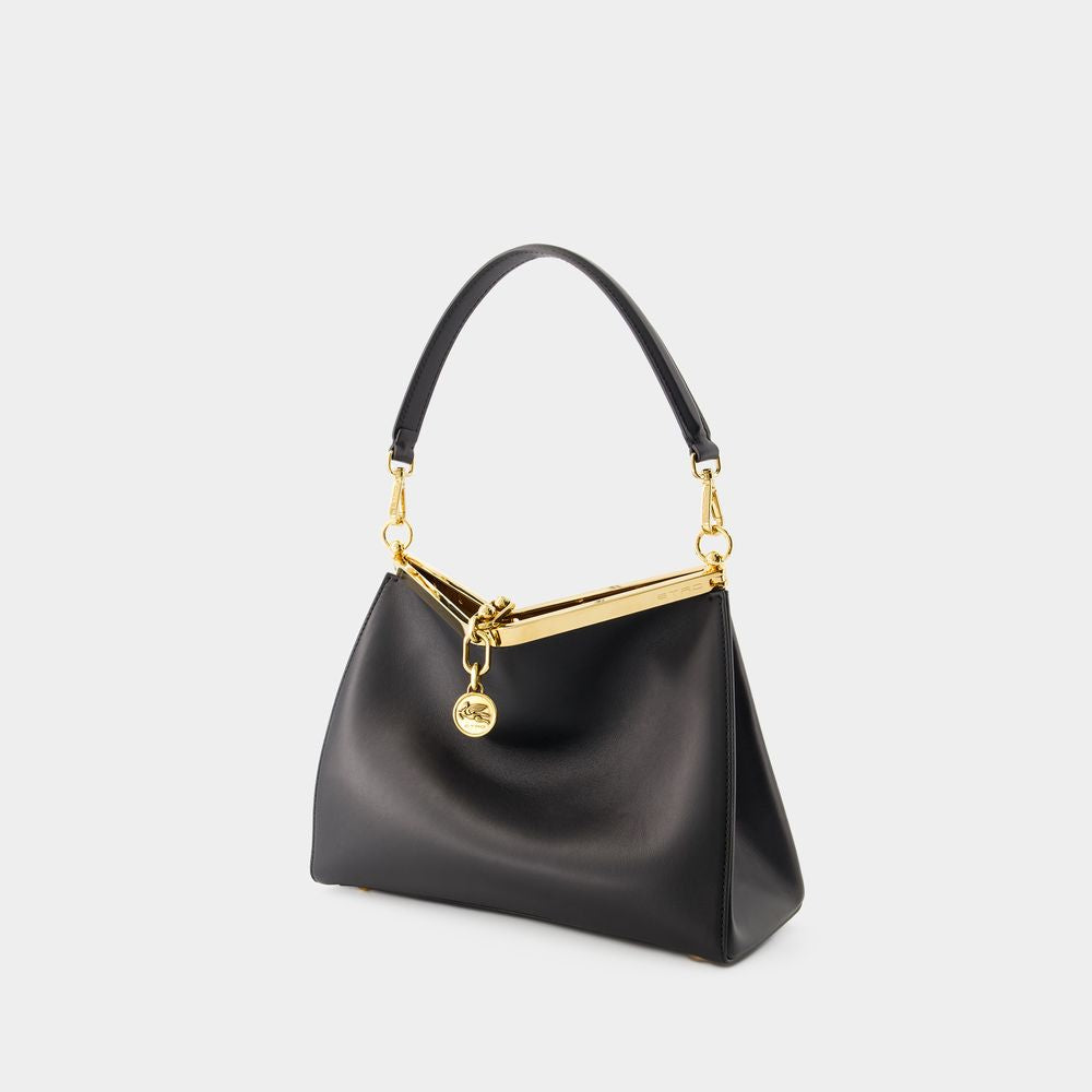 ETRO Italian Luxury at Its Finest: The VELA Shoulder Handbag for Women in Black