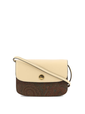 ETRO Versatile Beige Leather Crossbody Bag for Women - FW23