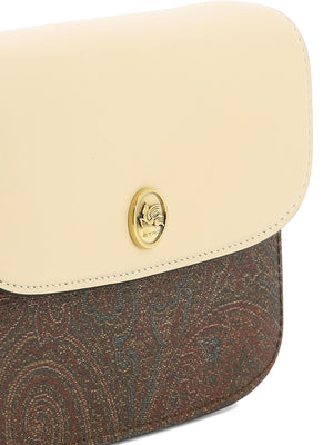 ETRO Versatile Beige Leather Crossbody Bag for Women - FW23