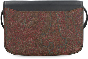 Coated Paisley Print Handbag for Women