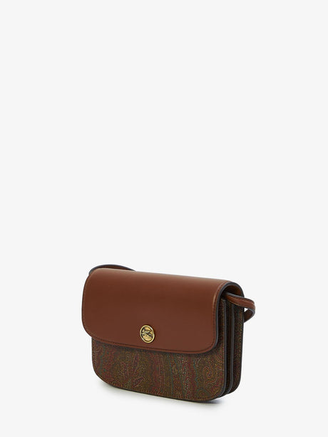 Paisley Jacquard Crossbody Bag for Women in Brown - FW23 Collection