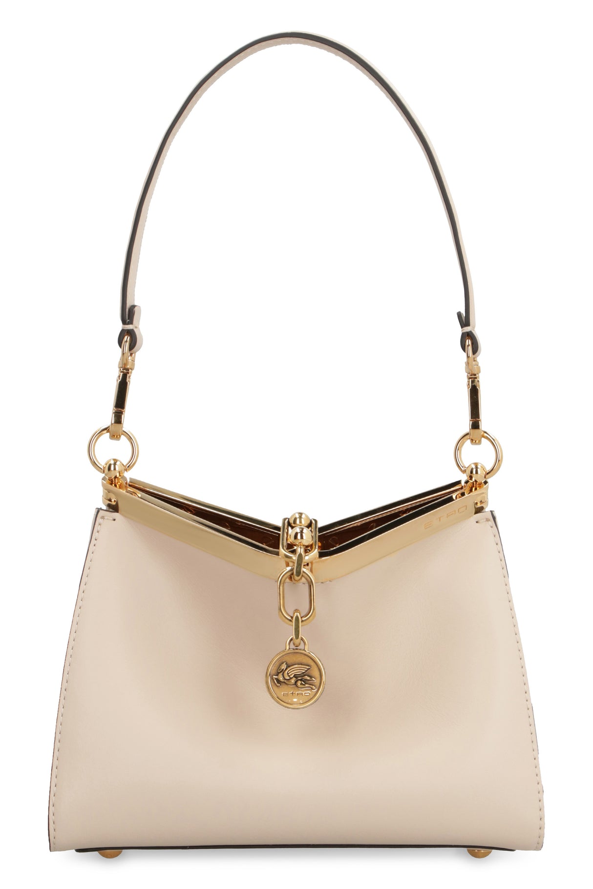 Luxury Pale Pink Mini Leather Shoulder Bag - FW23 Collection