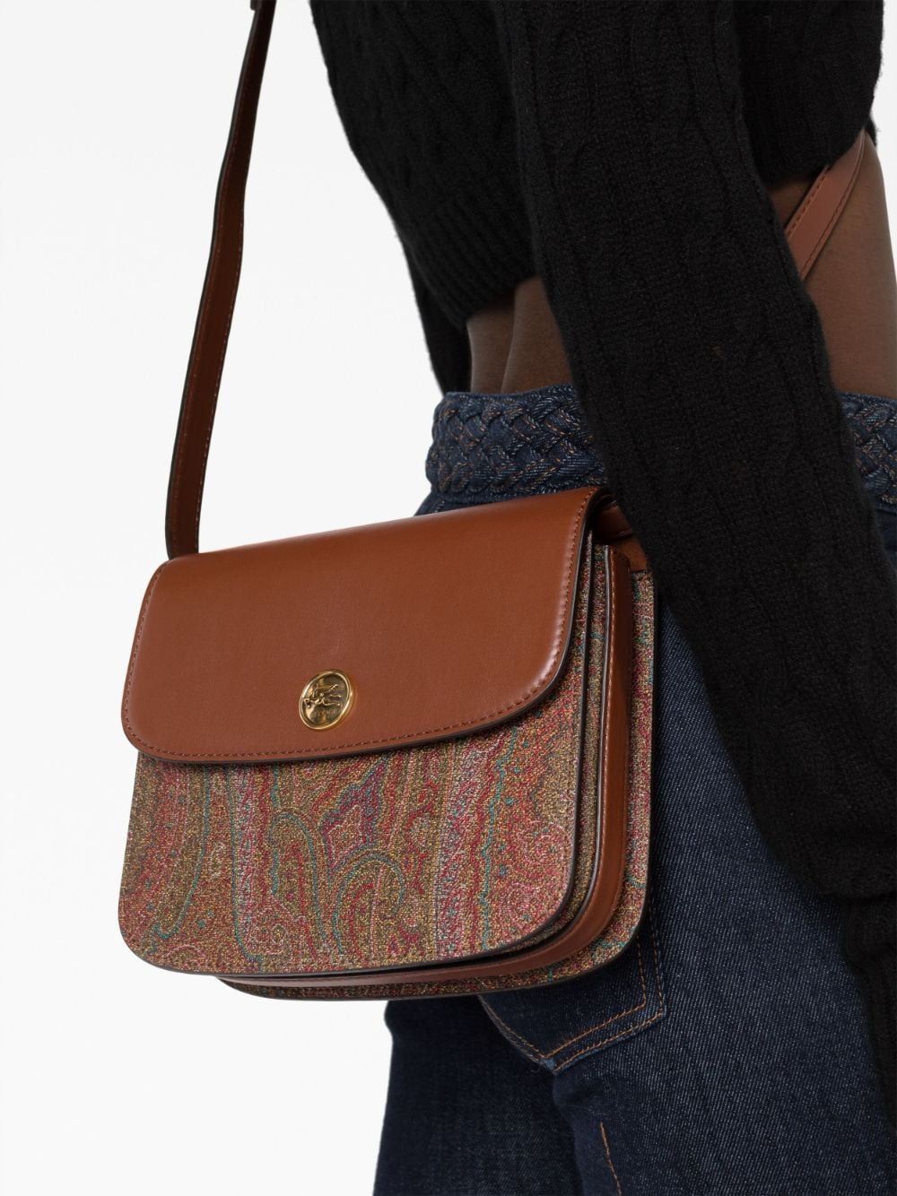 Túi xách túi gối chéo họa tiết Paisley sang trọng cho phụ nữ - bộ sưu tập FW23