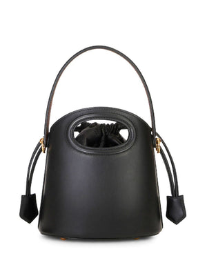 ETRO Stylish Black Leather Bucket Bag for Women - Perfect for FW23!