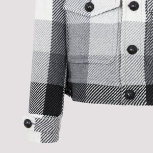 ETRO Stylish Grey Checked Jacket for Men