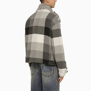 ETRO Stylish Grey Checked Jacket for Men