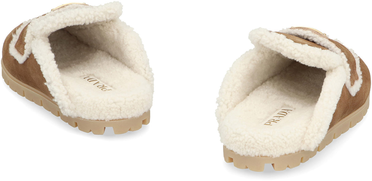 PRADA Sheepskin Slippers