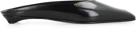 PRADA Elegant Leather Flat Sandals for Women