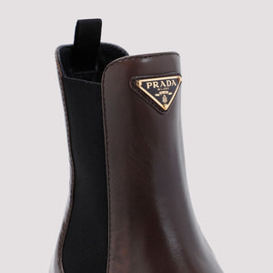 PRADA Elegant Calfskin Leather Boots