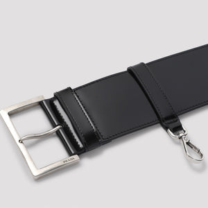 PRADA Mini 100% Leather Wrist Strap