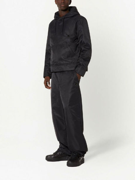VALENTINO Men's Black FW22 Sweatshirt with Hood