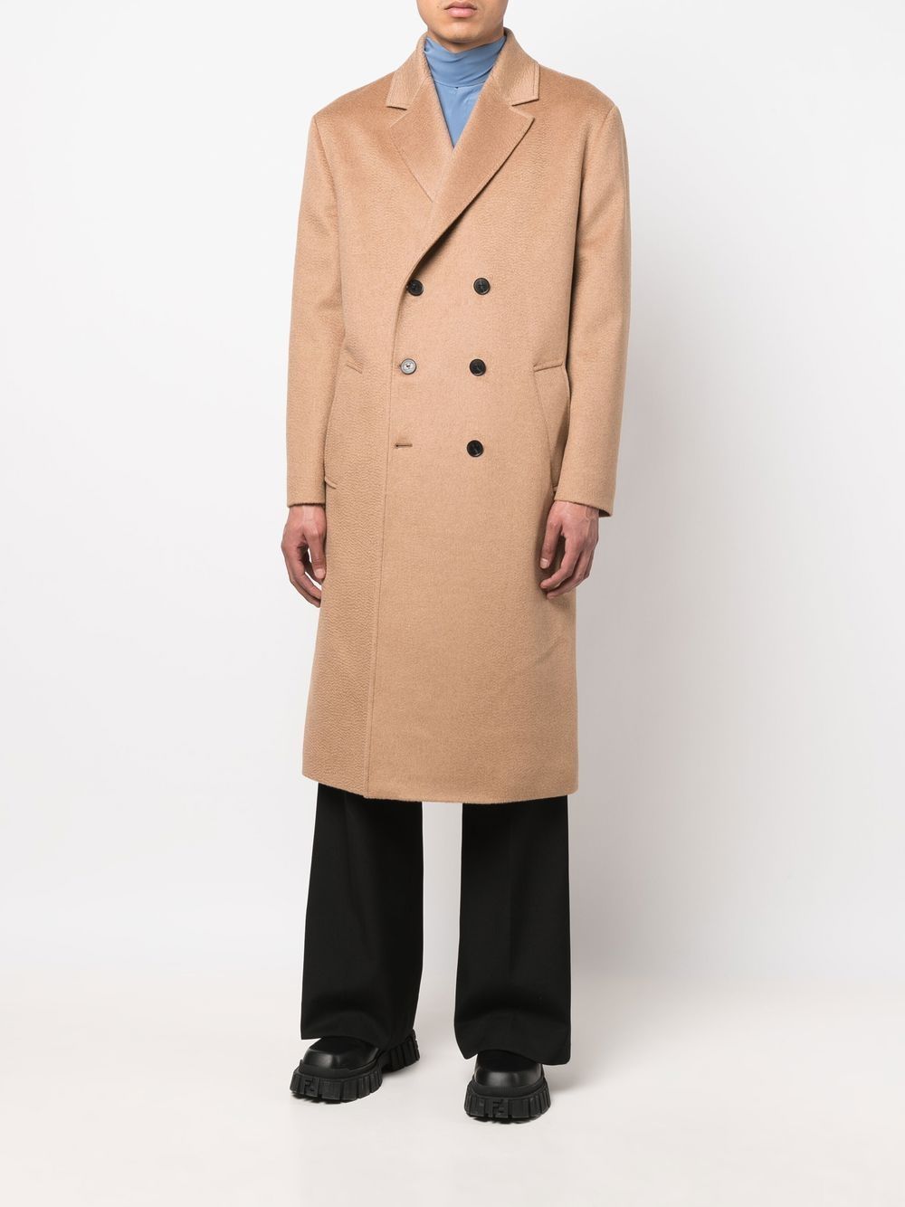 VALENTINO Luxurious FW22 Men's Camel Wool Jacket