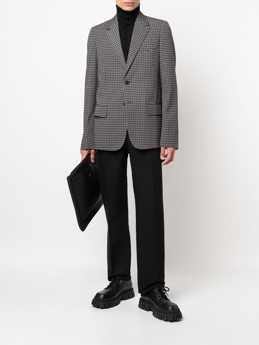VALENTINO Men's Studded Wool Jacket for Fall/Winter 2022