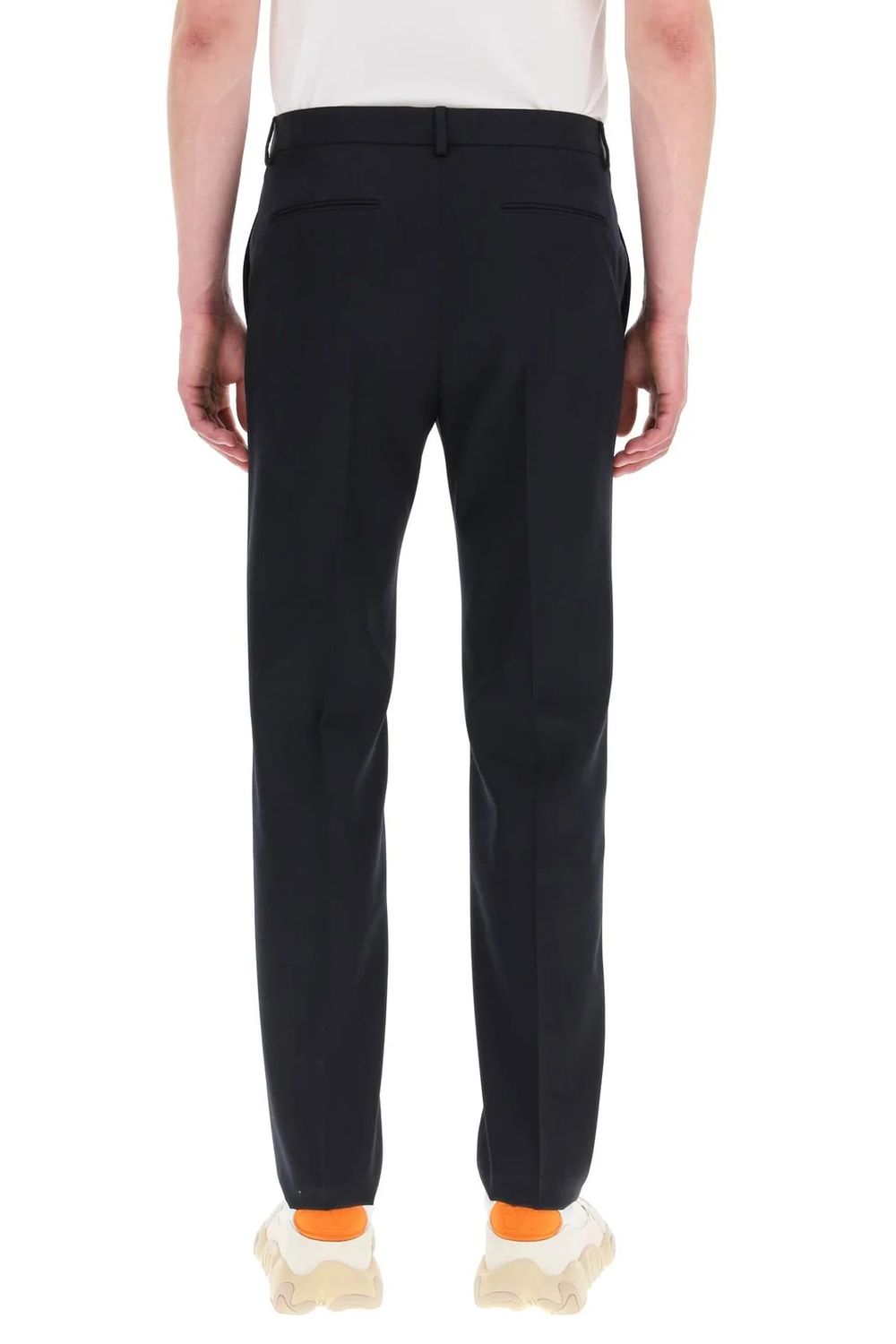 Fall/Winter 2024 Men's Wool Trousers in Navy Blue