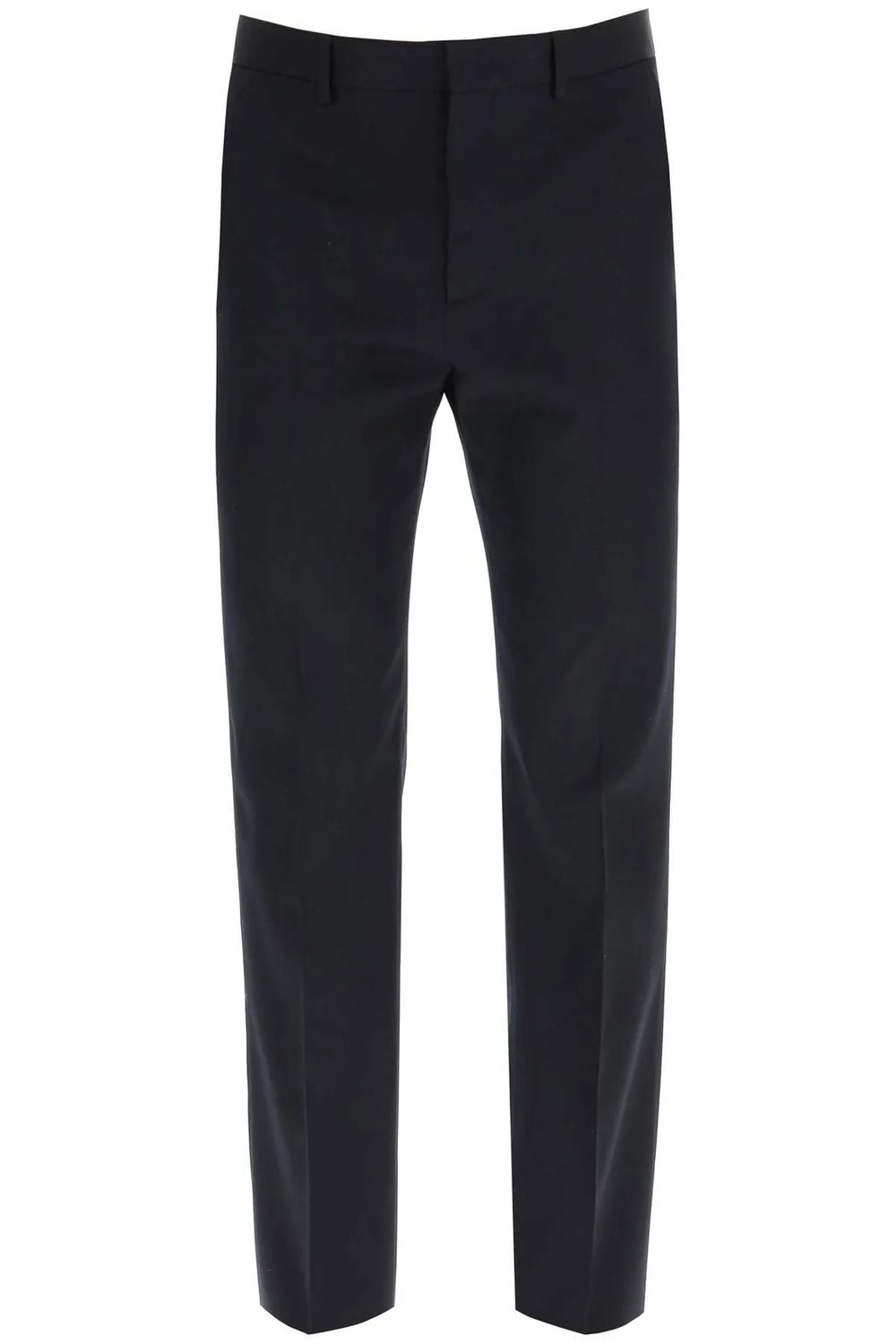 VALENTINO Navy Blue Men's Wool Trousers for Fall/Winter 2024