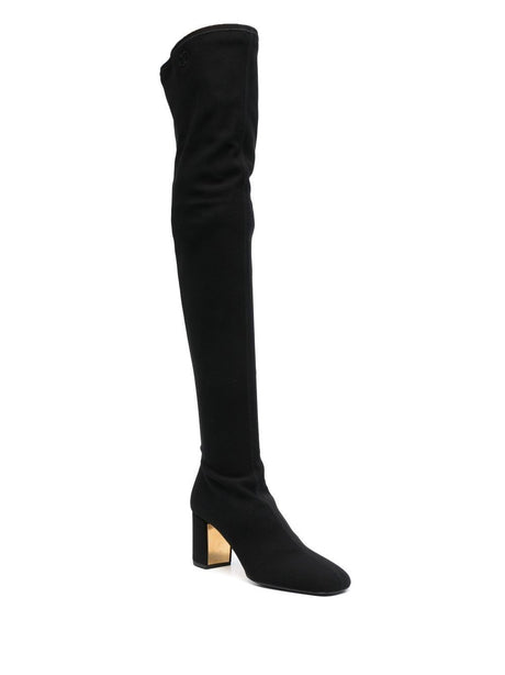 22FW Women's Black Boots - VALENTINO GARAVANI