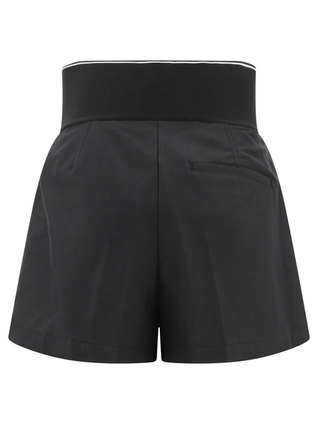 ALEXANDER WANG Stylish Black Shorts & Burmudas for Women