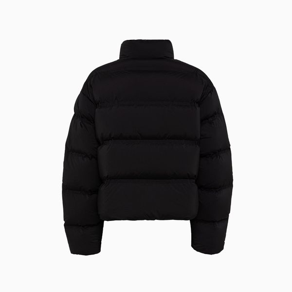 ALEXANDER WANG Reflective Logo Cropped Puffer Jacket