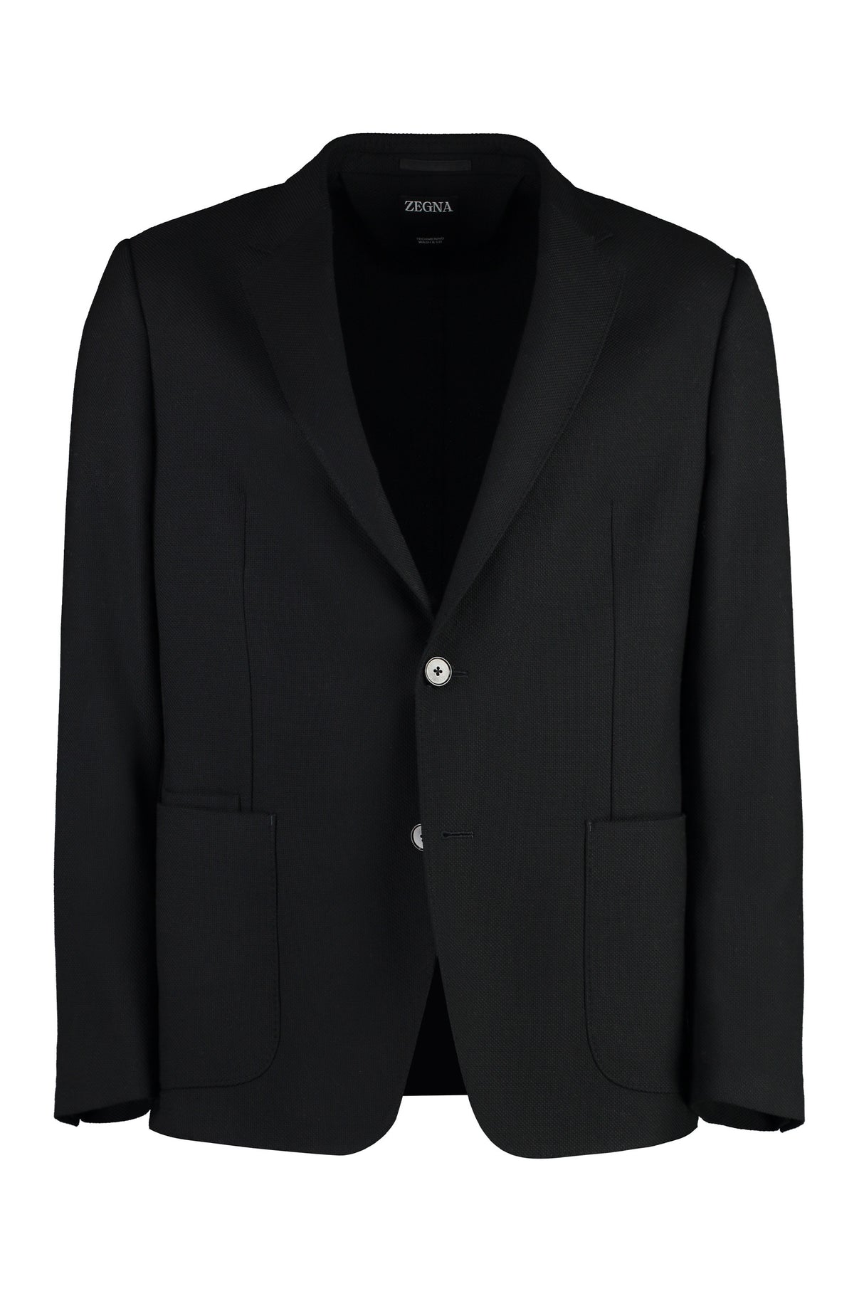 ZEGNA Tailored Single-Breasted Wool Jacket