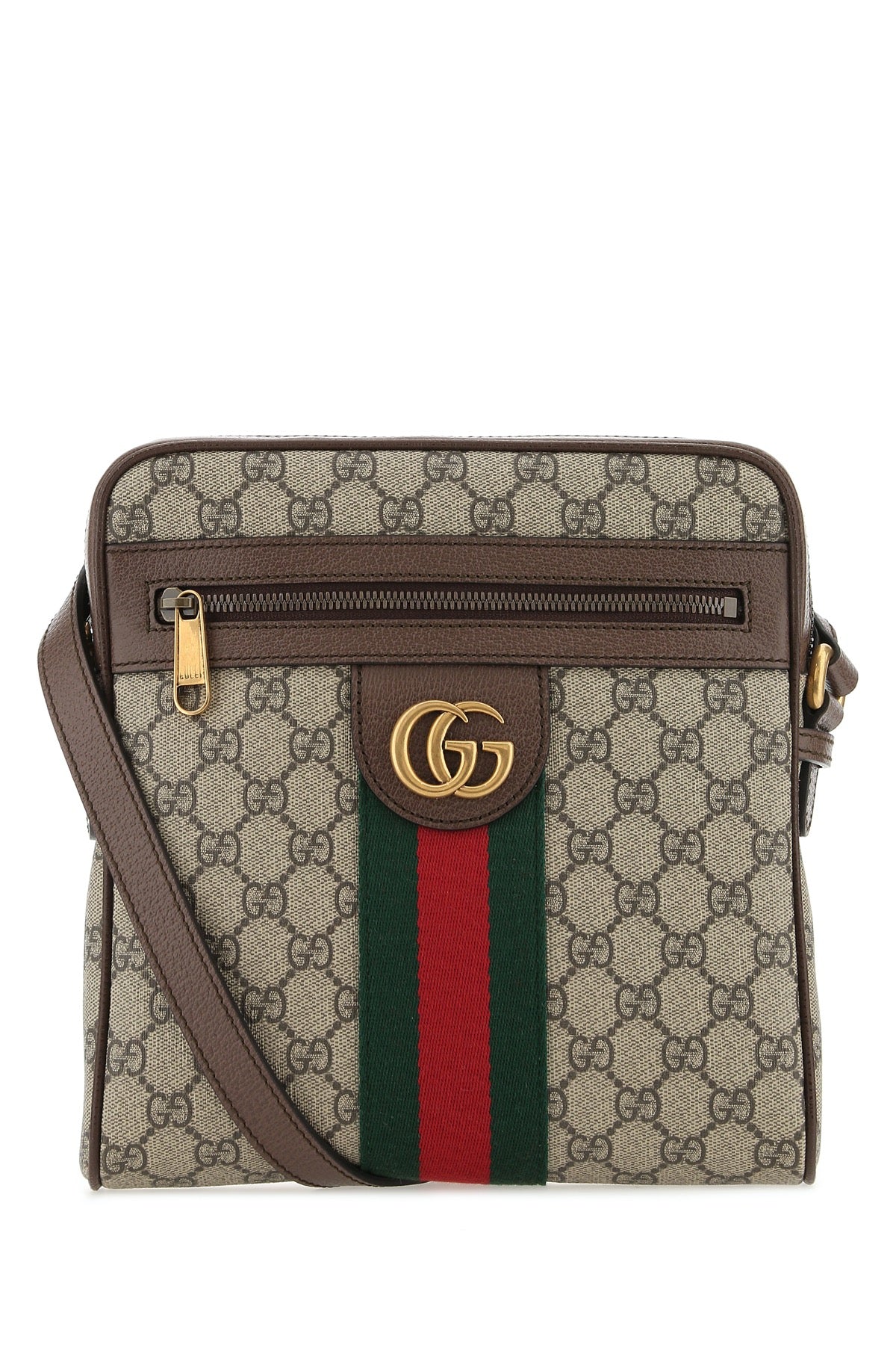 GUCCI Mini GG Supreme Fabric Crossbody Handbag