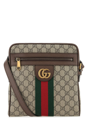 GUCCI Mini GG Supreme Fabric Crossbody Handbag