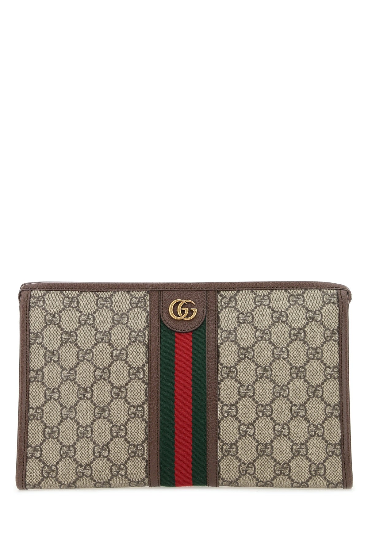 GUCCI GG Supreme Fabric Ophidia Pouch Handbag - 29 cm x 17 cm