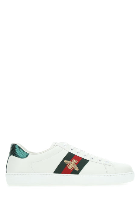 GUCCI Classic White Leather Sneakers for Men