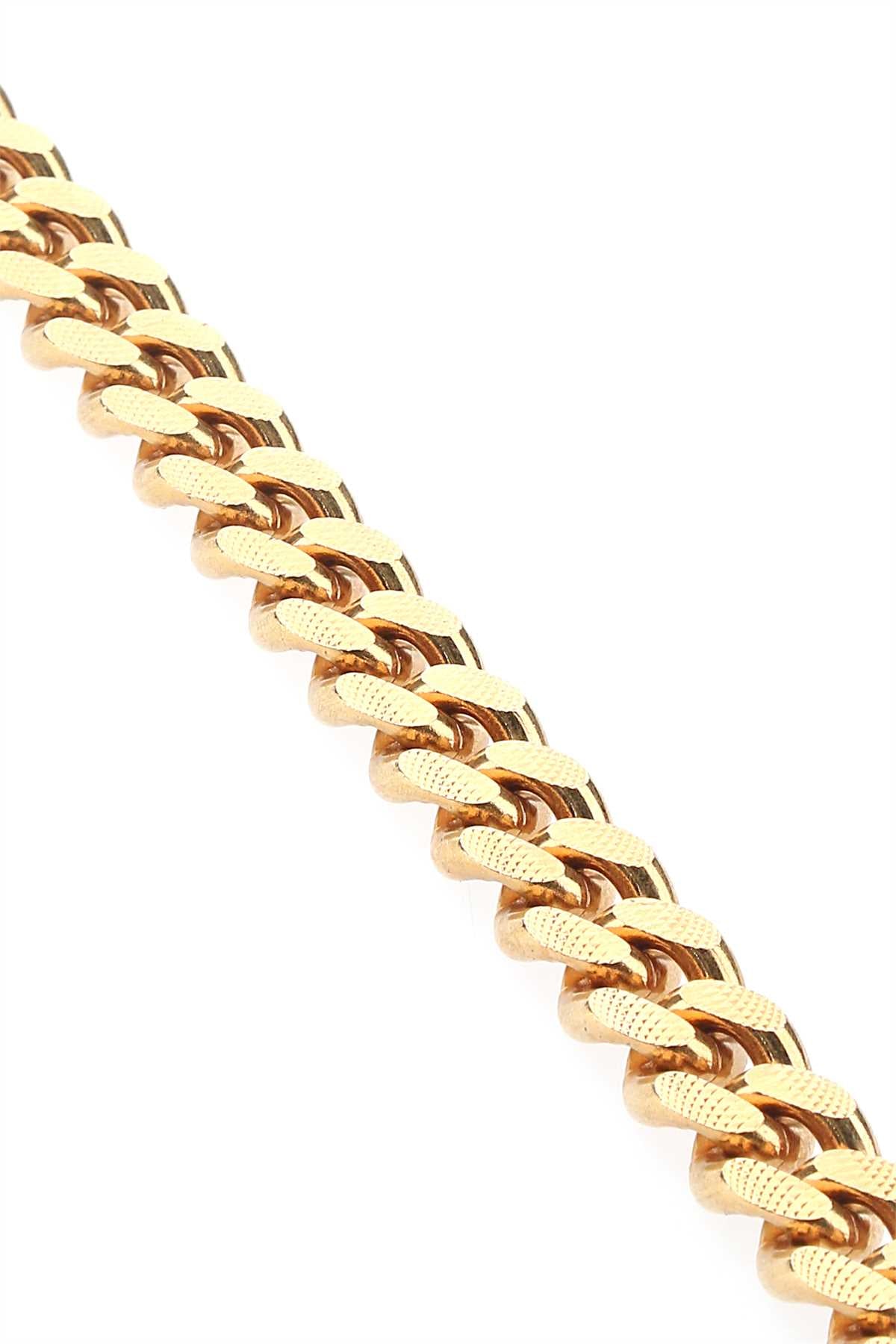 VERSACE Gold Metal Bracelet with Max Circumference of 22.5 cm