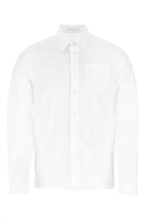 PRADA Classic White Poplin Shirt