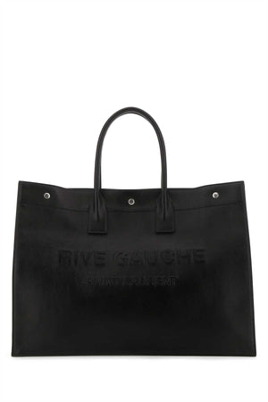 SAINT LAURENT Black Nappa Leather Handbag - 48x35x16.5 cm