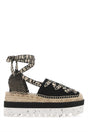 STELLA McCARTNEY Multicolor Canvas Gaia Espadrilles with 5 cm Platform