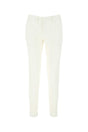 SAINT LAURENT Ivory Wool Trousers for Women - 23S Collection