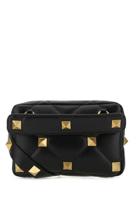 VALENTINO GARAVANI Mini Black Nappa Leather Roman Stud Handbag