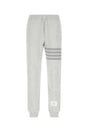 THOM BROWNE Melange Grey Cotton Joggers for Men