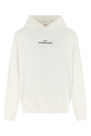 MAISON MARGIELA Ivory Oversized Cotton Sweater - Perfect for Every Occasion