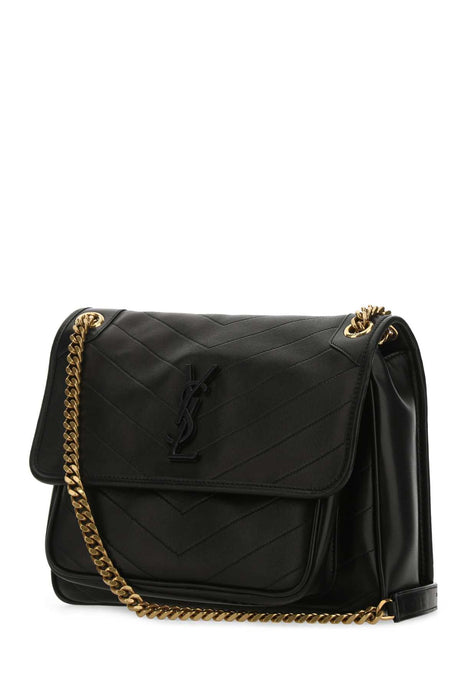 SAINT LAURENT Medium Shoulder Handbag in Luxurious Nappa Leather