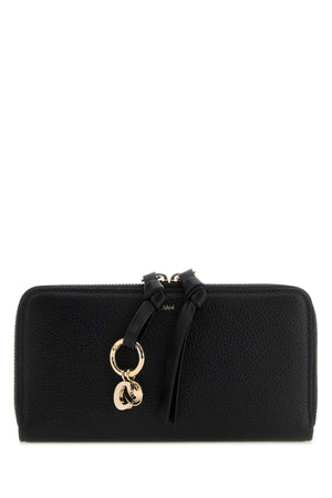 CHLOE Chic Black Leather Wallet - 19 cm x 9 cm