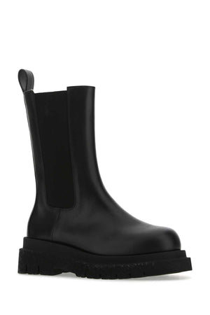 BOTTEGA VENETA Lug Sole Leather Ankle Boots for Women