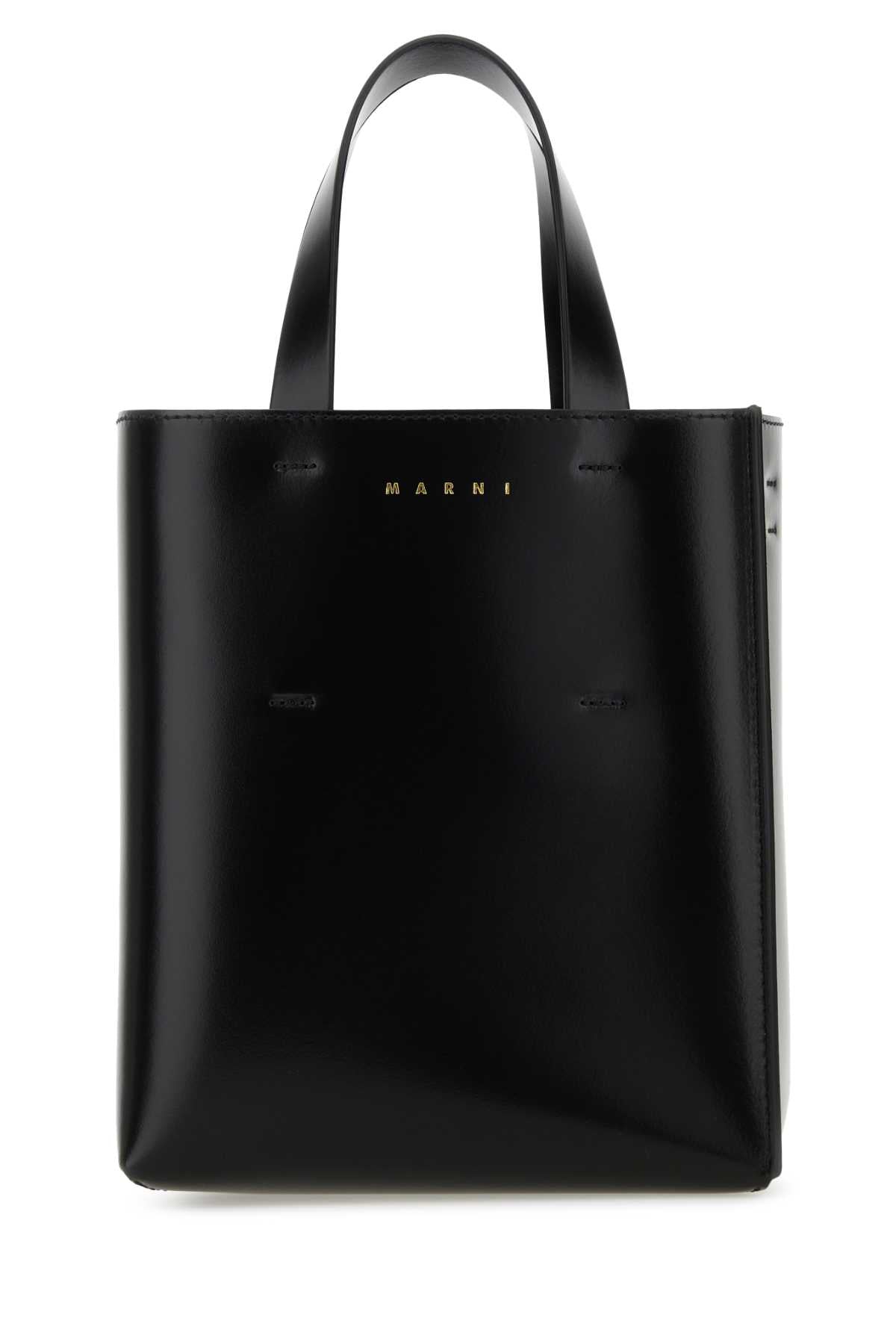 MARNI Mini Black Leather Museo Handbag - Chic and Timeless