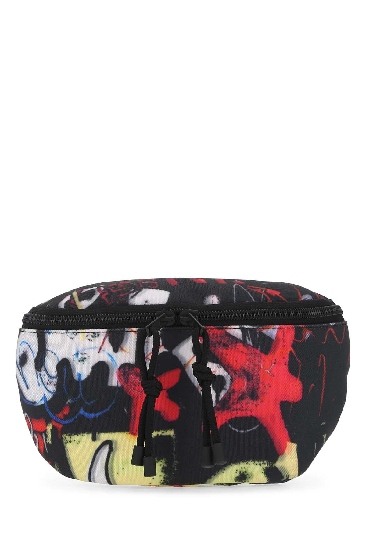 VETEMENTS Printed Nylon Belt Handbag - Dimensions 23cm x 14cm x 7cm