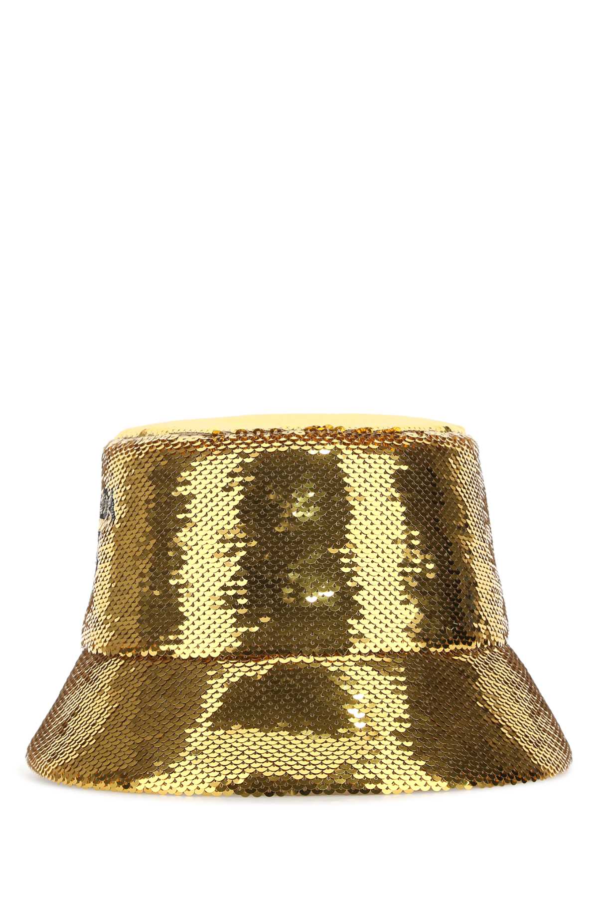 PRADA Mini Gold Sequins Bucket Hat