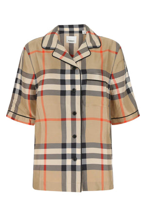 BURBERRY Printed Satin Shirt for Women