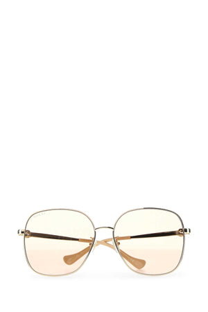 GUCCI Gold Metal Mini Sunglasses